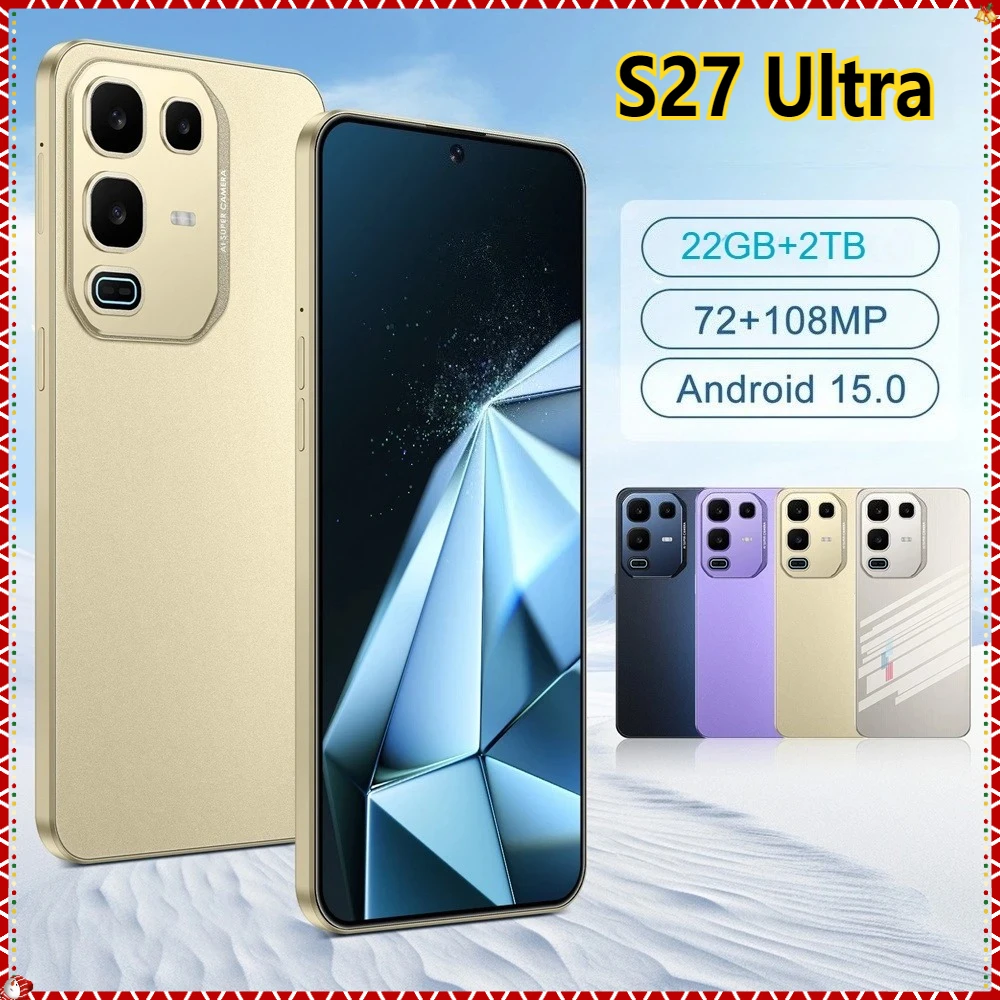 Lee más sobre el artículo Nuevo S27 Ultra Smartphone Original 7,3 pulgadas 5G tarjeta Sim Dual