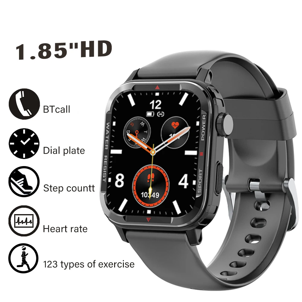 Lee más sobre el artículo Reloj inteligente de negocios para hombres y mujeres 1,85 HD 240*280
