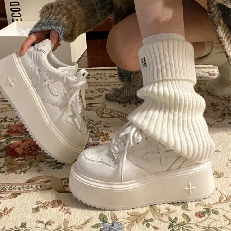 Lee más sobre el artículo Zapatillas De plataforma para Mujer, moda De otoño 2024, zapatos inf