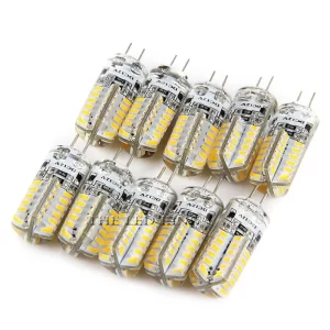 Lee más sobre el artículo 10 Uds bombilla Led G4 2W 3W 5W 9W 10W 12W 15W 12V/AC220V 3014SMD 24