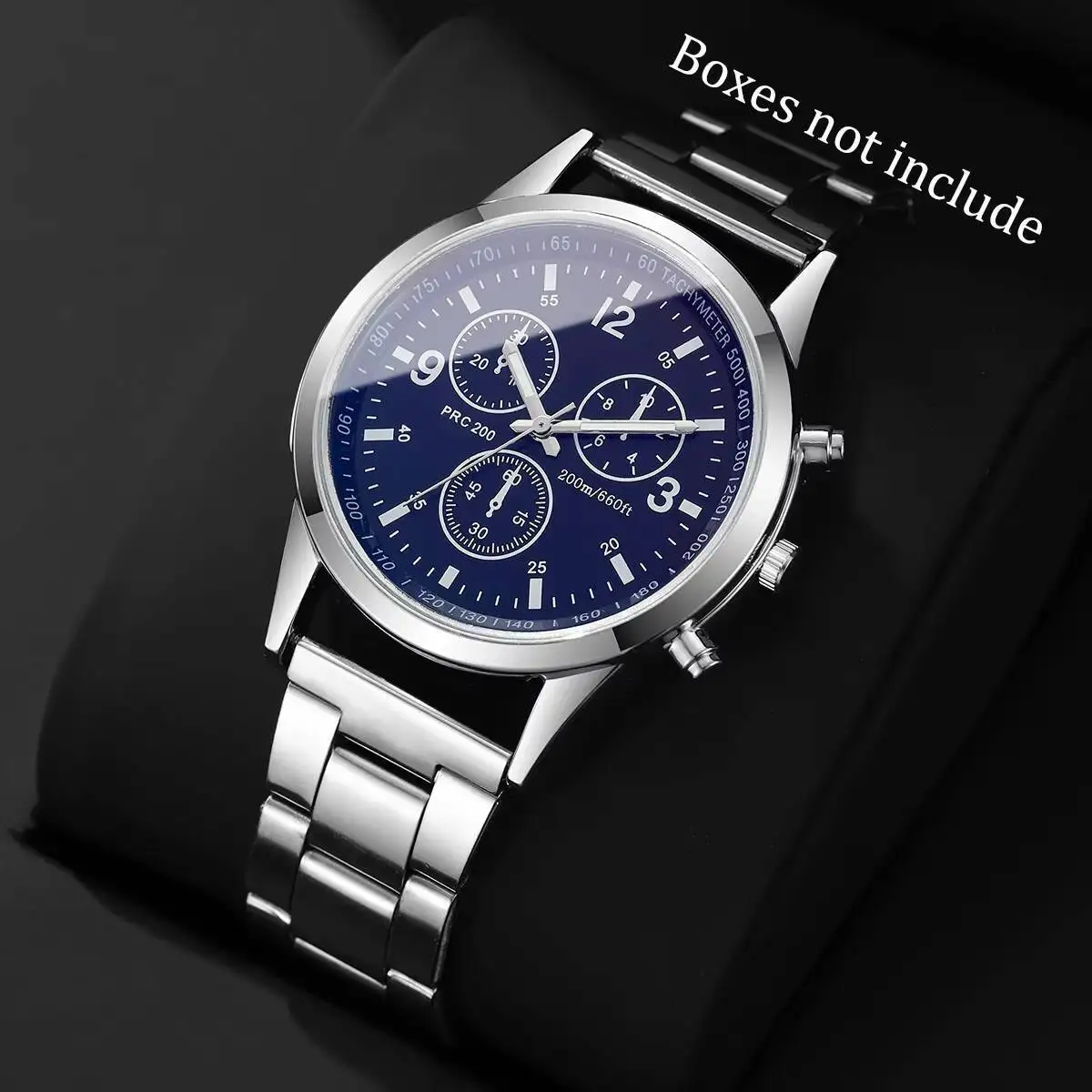 Lee más sobre el artículo Reloj de negocios de cuarzo para hombre, pulsera de acero inoxidable