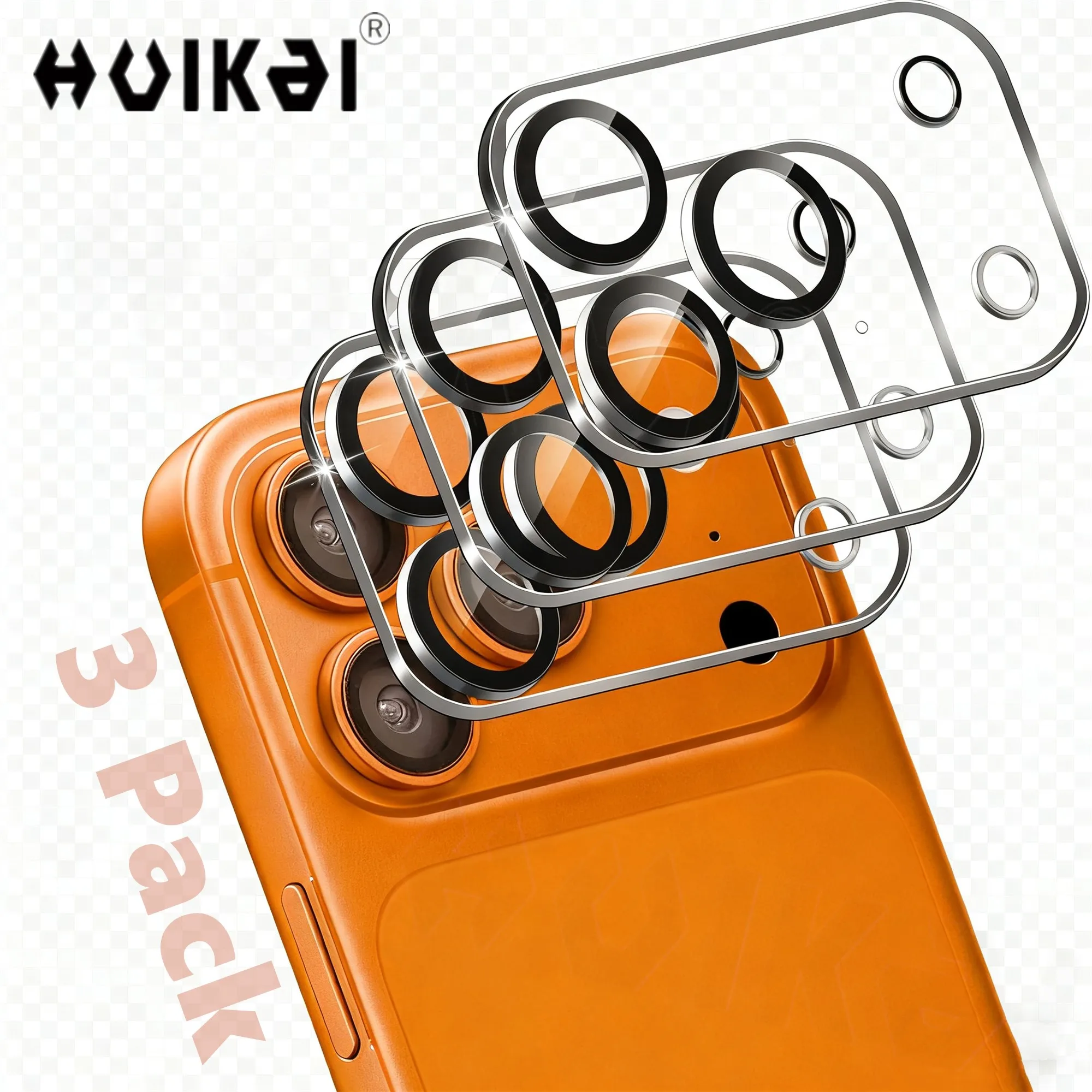 Lee más sobre el artículo Para iPhone 17 Pro Max 17 Pro 17 Protector de lente de cámara de air