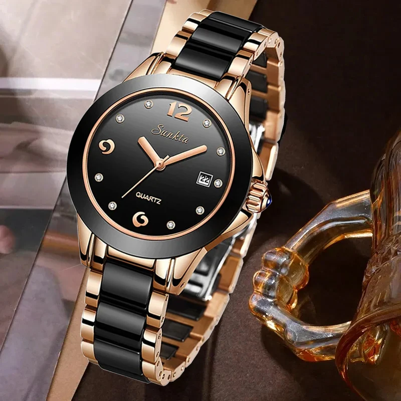 Lee más sobre el artículo Relojes LIGE Sunkta elegantes a la moda para mujer, reloj informal d
