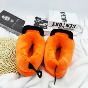 Lee más sobre el artículo Zapatilla de casa Pochita de motosierra de Anime para hombre, zapato