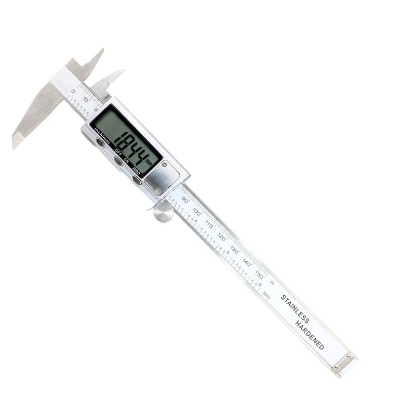 Lee más sobre el artículo Calibrador digital electrónico de 0-150 mm de acero inoxidable de al