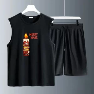 Lee más sobre el artículo Conjuntos de camiseta sin mangas para hombre, estampado con dibujo d