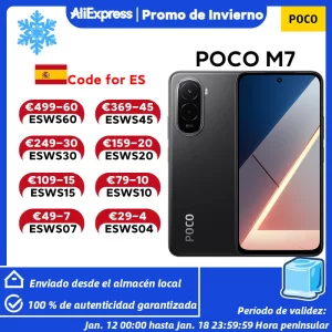 Lee más sobre el artículo Versión global del smartphone POCO M7 Potente procesador Snapdragon