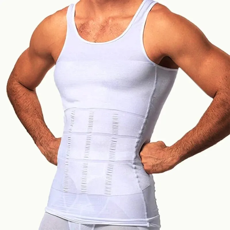Lee más sobre el artículo Moldeador de cuerpo para hombre, chaleco de compresión adelgazante,
