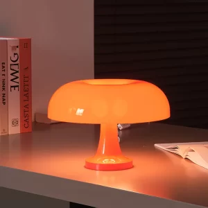 Lee más sobre el artículo Lámpara de mesa clásica con forma de seta, lámpara de mesa artística