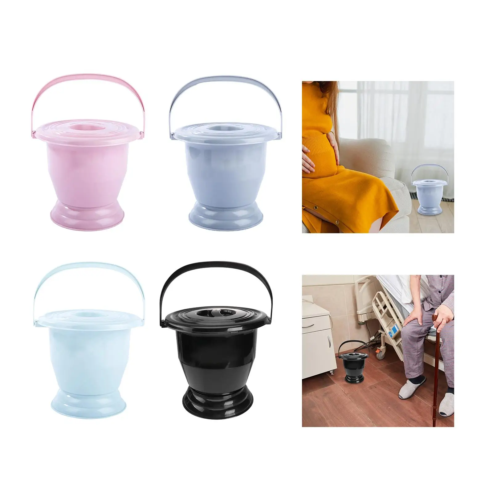 Lee más sobre el artículo Orinal para mesita de noche, orinal, cubo para mesita de noche, cubo