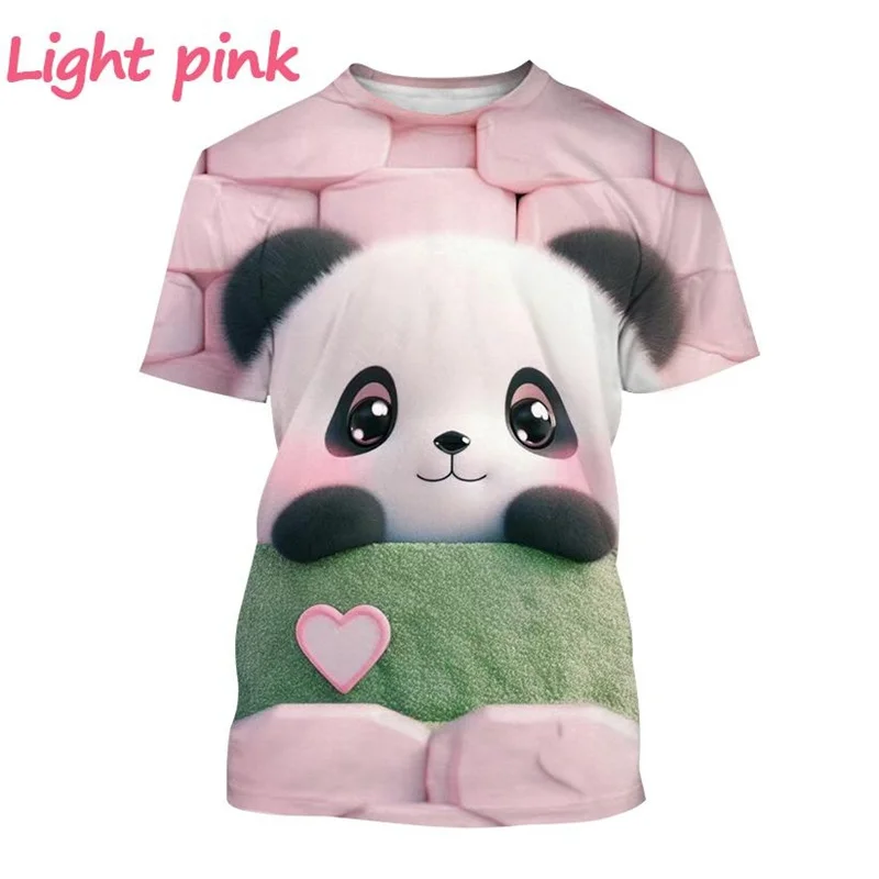 En este momento estás viendo Camiseta con estampado 3D de Panda para hombre y mujer,camisa con es