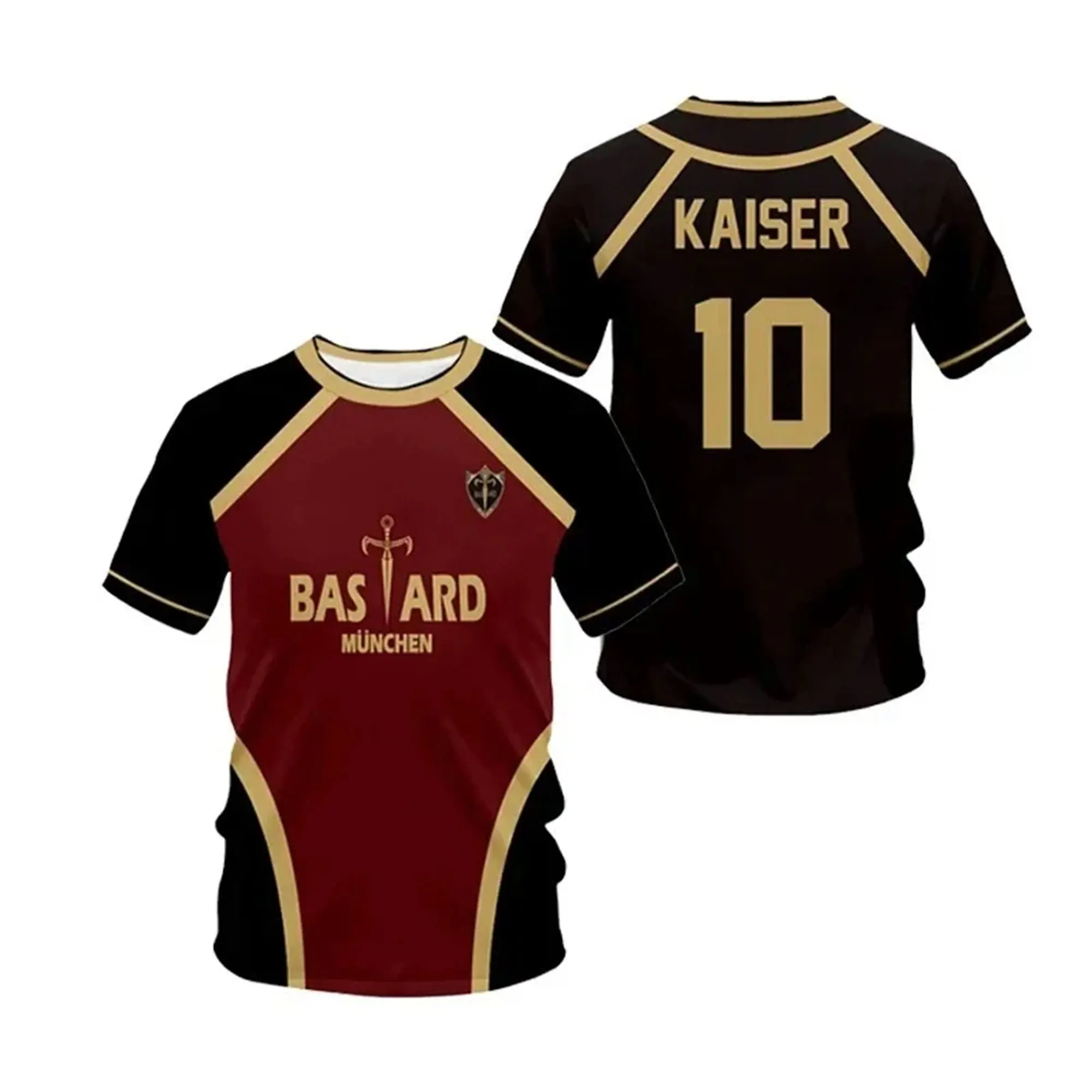 Lee más sobre el artículo Camiseta con estampado de Michael Kaiser de Blue Lock animada en 3D