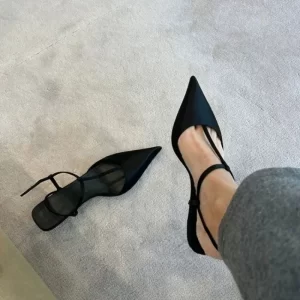 Lee más sobre el artículo Zapatos para mujer, sandalias sexis con punta estrecha para mujer, c