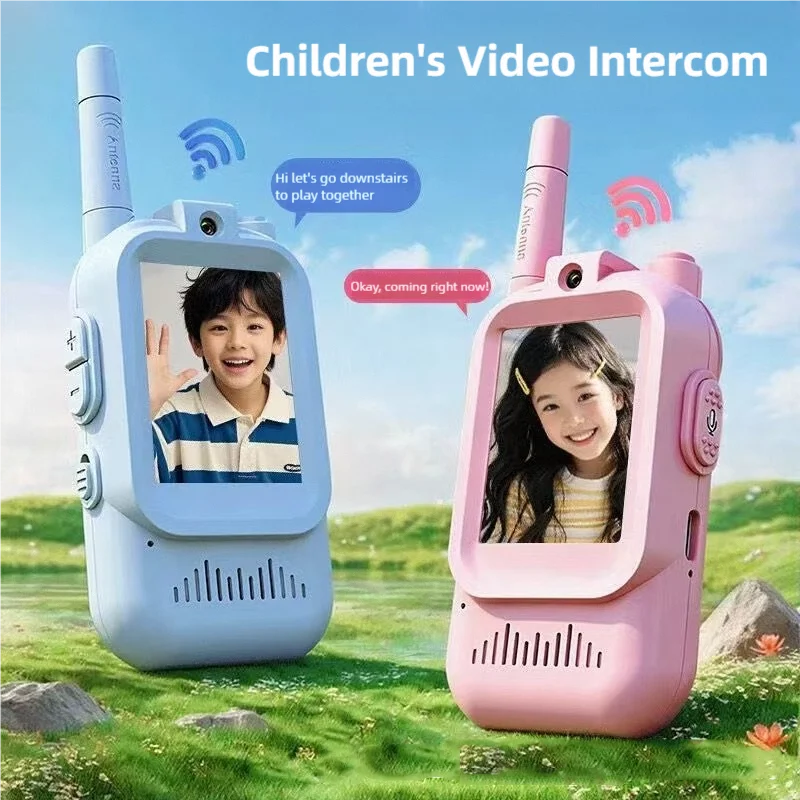Lee más sobre el artículo Walkie Talkies de vídeo para niños, paquete de 2, intercomunicador r