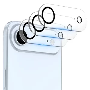 Lee más sobre el artículo Protector de lente de cámara transparente 3D para Apple iPhone Air P