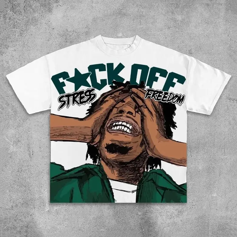 Lee más sobre el artículo gráfico para hombre y mujer,camisa de manga corta de algodón con cue