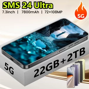 Lee más sobre el artículo 2025 SMS 24 Ultra Original Smartphone barato 7,3 »versión Global 5G