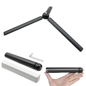 Lee más sobre el artículo Mini trípode de escritorio de Metal con soporte de tornillo de 1/4 p