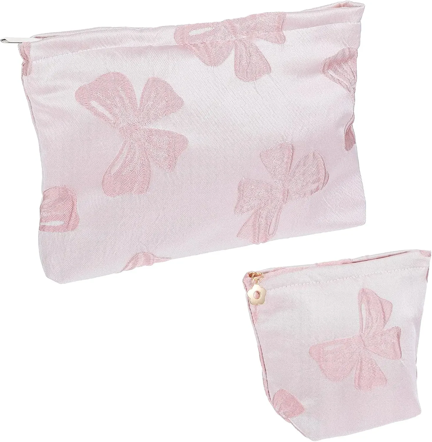 Lee más sobre el artículo Bolsa de maquillaje de gran capacidad para mujer, bolsa de lona con