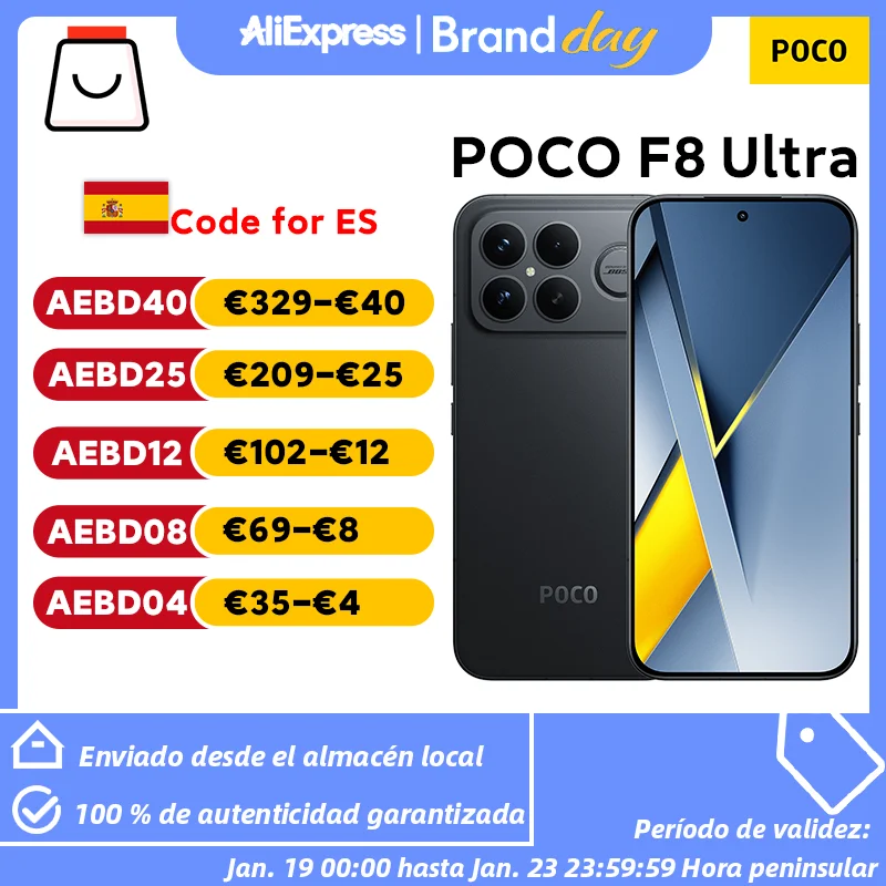 Lee más sobre el artículo Versión global POCO F8 Ultra Snapdragon 8 Elite Gen 5 Smartphone Pan