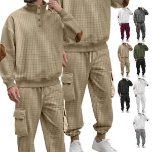 Lee más sobre el artículo Traje deportivo para hombre, ropa deportiva informal, jersey de cuel