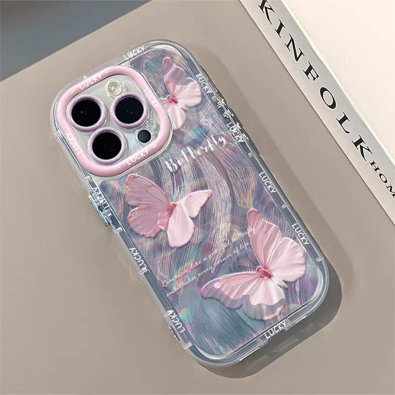 Lee más sobre el artículo Funda de teléfono mariposa para iPhone 13 Funda iPhone 11 16 Pro Max