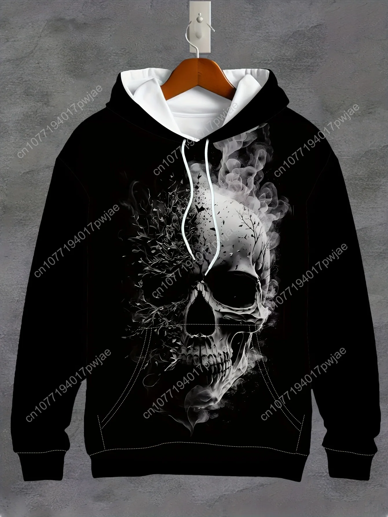 Lee más sobre el artículo Sudadera con capucha 3D para hombre: diseño de patrón informal, ropa