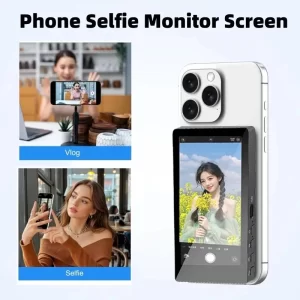 Lee más sobre el artículo Monitor inalámbrico pantalla de cámara trasera Smartphone Selfie pan