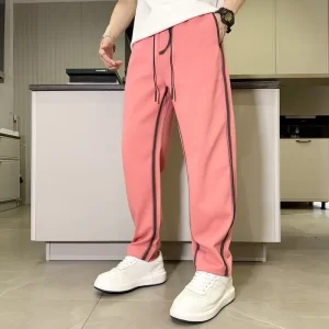 Lee más sobre el artículo Pantalones rectos deportivos informales para Hombre, ropa de calle Y