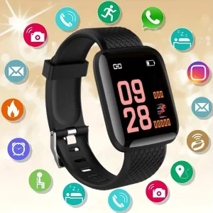Lee más sobre el artículo Reloj inteligente 116Plus D13 Y68 pulsera deportiva correr Monitor d