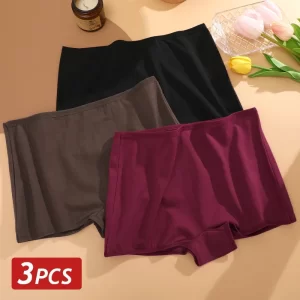 Lee más sobre el artículo 3 unids/set de bragas de algodón para mujer, pantalones cortos sexis