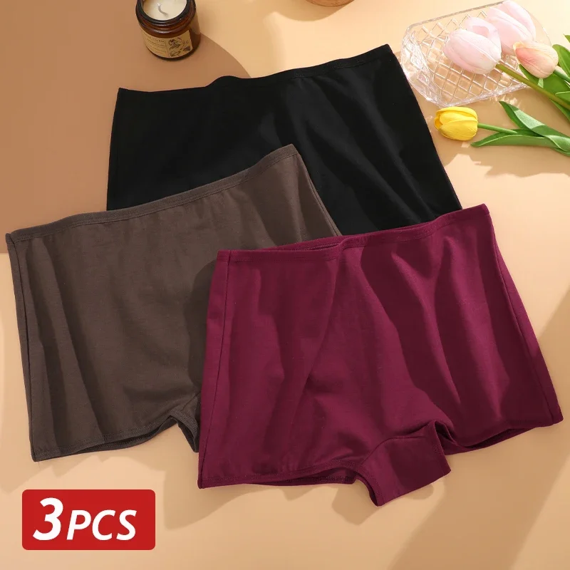 Lee más sobre el artículo 3 unids/set de bragas de algodón para mujer, pantalones cortos sexis