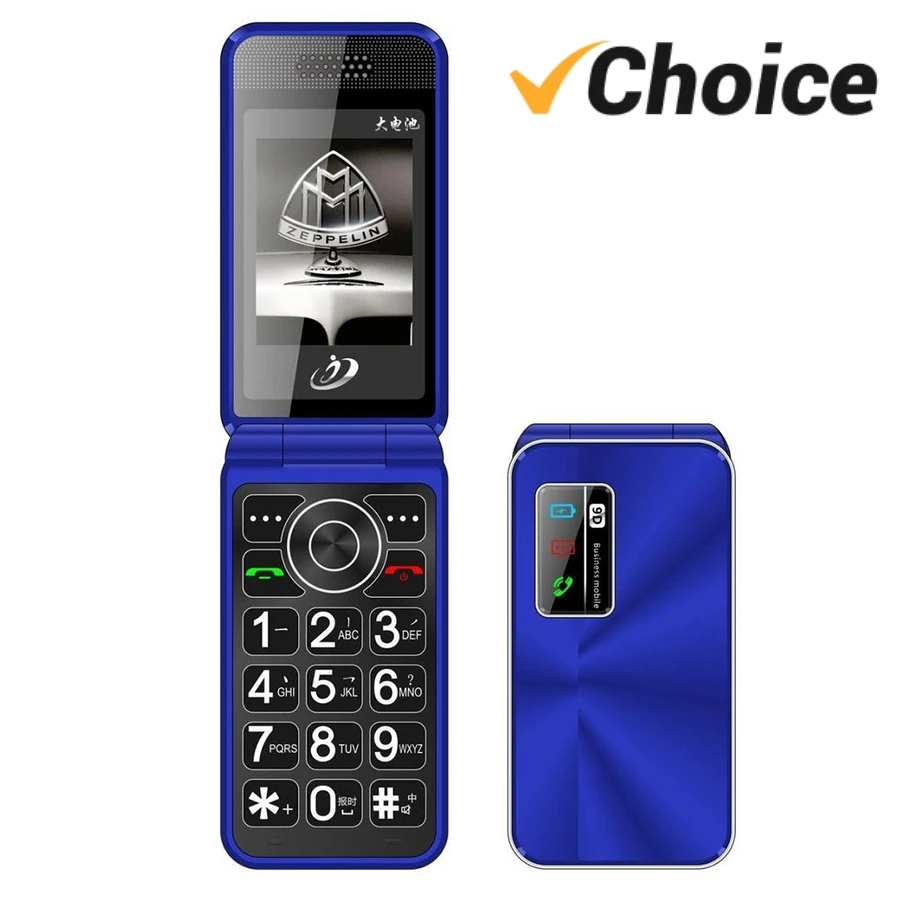Lee más sobre el artículo Teléfono móvil con doble SIM, botón pulsador grande, pantalla de 2,4