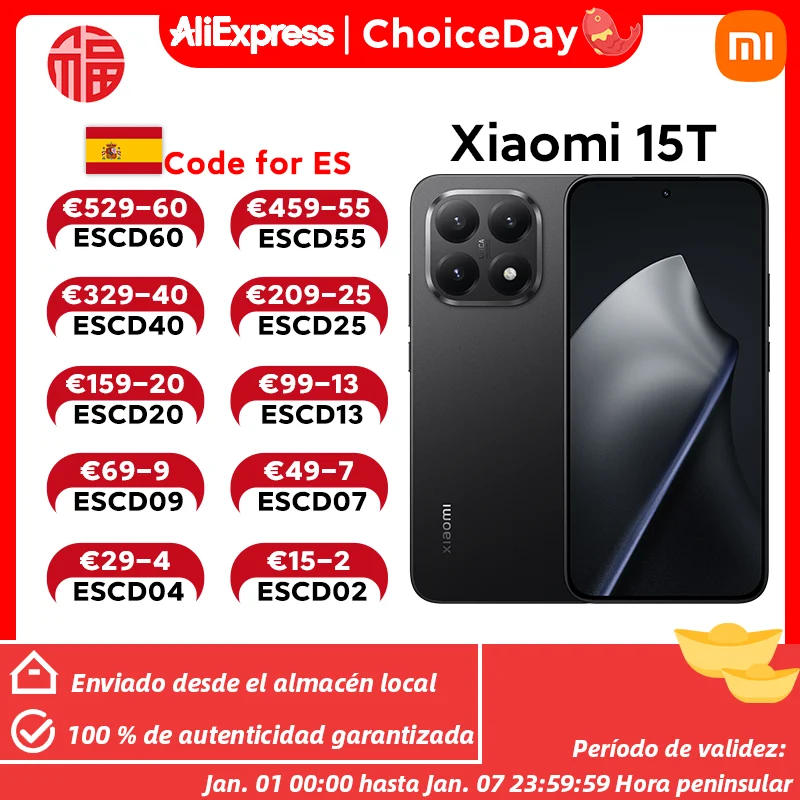 Lee más sobre el artículo Versión global Xiaomi 15T MediaTek Dimensity 8400-Ultra Smartphone P