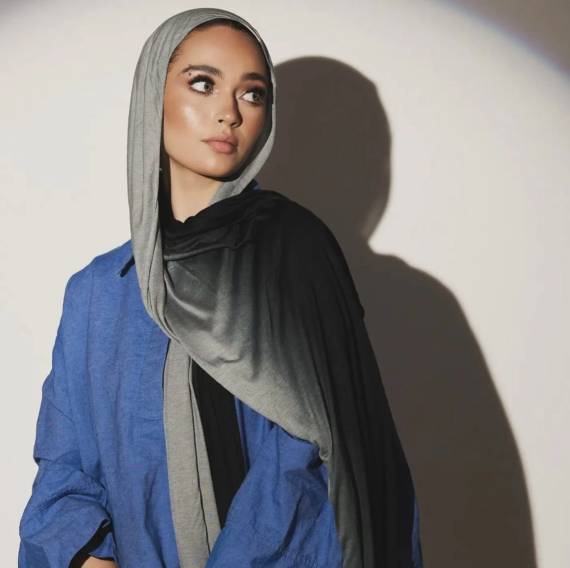 Lee más sobre el artículo Bufanda Hijab de Jersey de algodón degradado para mujer, chal de alt