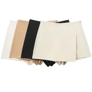 Lee más sobre el artículo HXAO-pantalones cortos para Mujer, Mini pantalones cortos blancos y