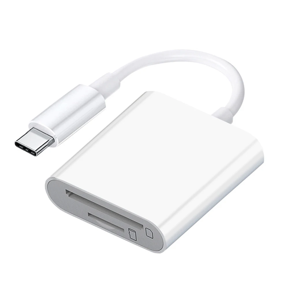 Lee más sobre el artículo Lector de tarjetas OTG tipo C 2 en 1, unidad Flash USB, lector de ta