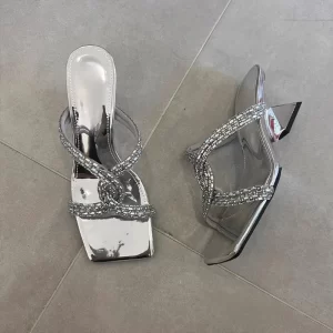 Lee más sobre el artículo Zapatillas De moda para Mujer, zapatos De Mujer con punta cuadrada y