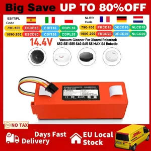 Lee más sobre el artículo BRR-2P4S 14,4 V 5200mAH 12800mAh batería de repuesto de aspiradora r