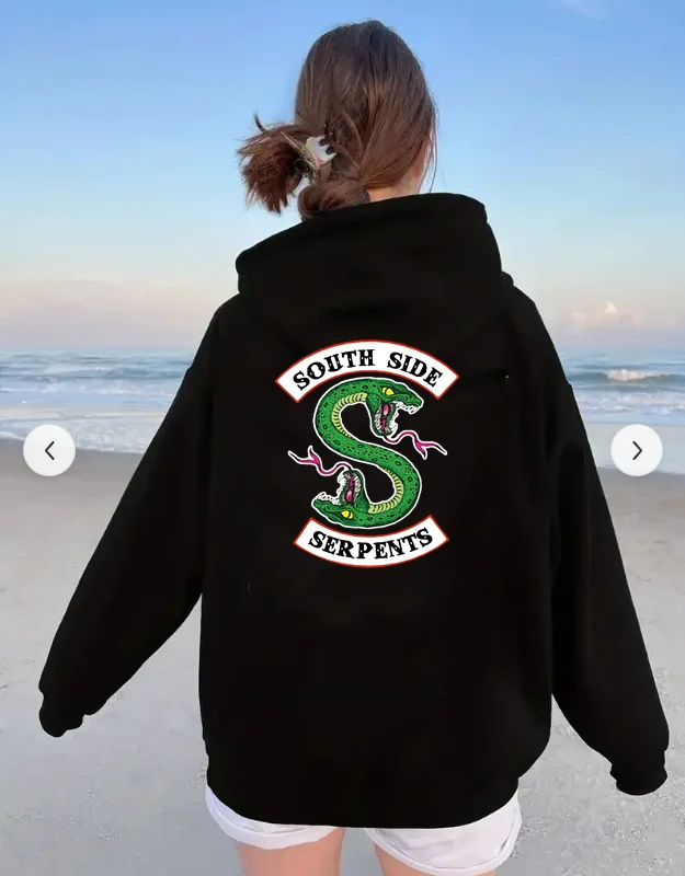 Lee más sobre el artículo Sudaderas con capucha de Hip Hop Riverdale South Side Serpents para