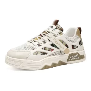 Lee más sobre el artículo Zapatos de plataforma verde militar para mujer, zapatos blancos de t