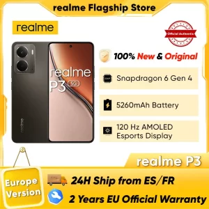 Lee más sobre el artículo realme P3 5G Smartphone Android AI Snapdragon 6 Gen 4 6.67» 120Hz A