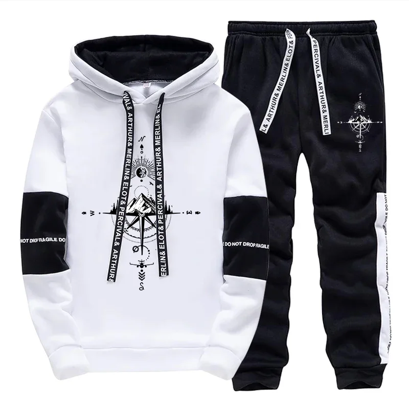 Lee más sobre el artículo Gran oferta, chándal para hombre, sudaderas con estampado informal,
