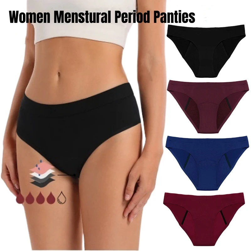 Lee más sobre el artículo Bragas a prueba de fugas de tiro medio transpirables para mujer, rop