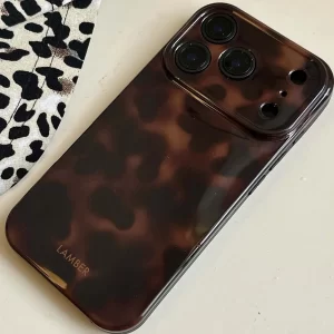Lee más sobre el artículo Funda trasera ámbar para iphone 16 17 pro max 13 14 15 promax ins la