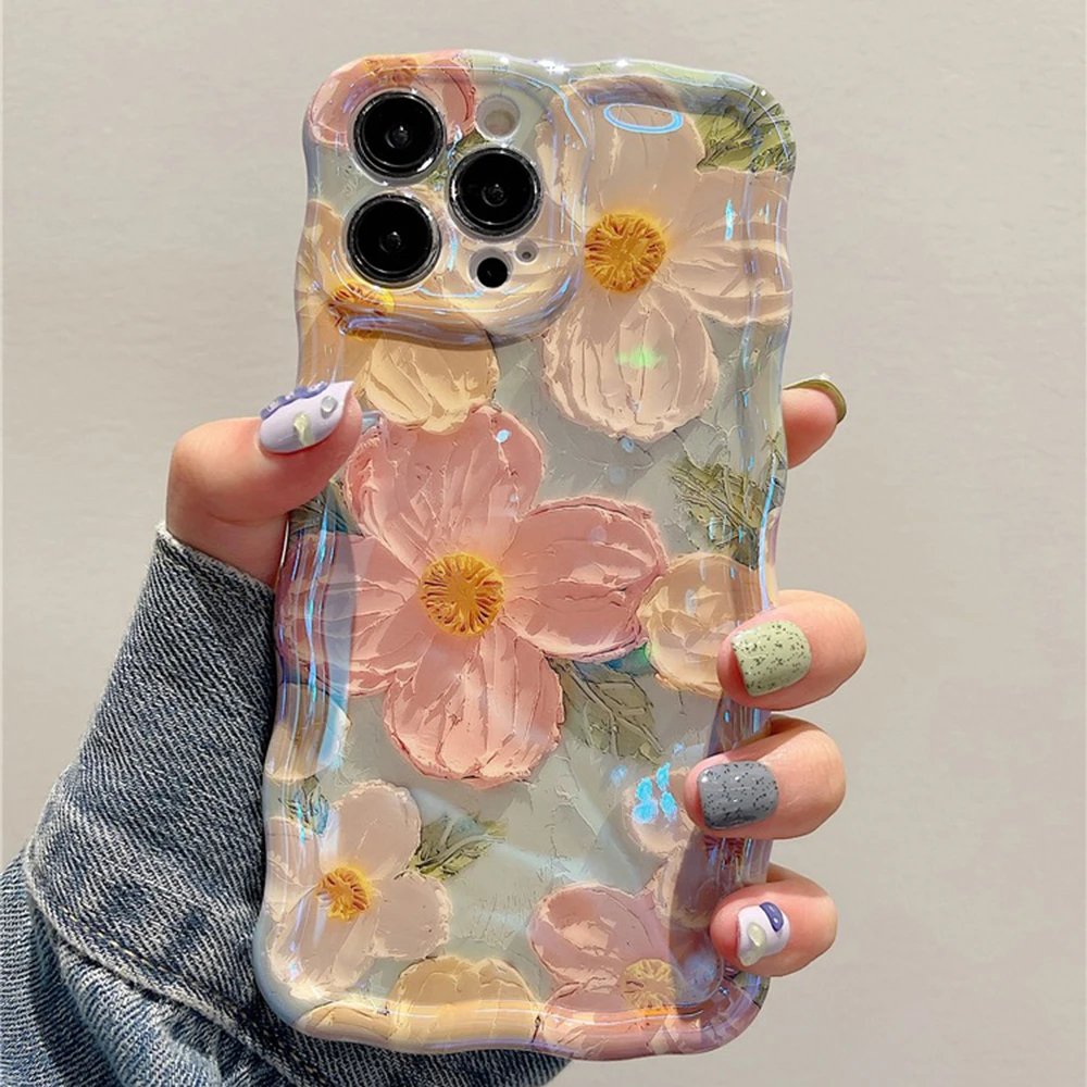 Lee más sobre el artículo Funda de teléfono con pintura al óleo Retro para iPhone 13, 14, 15 1
