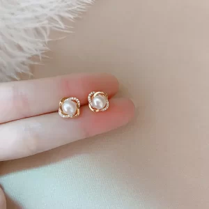 Lee más sobre el artículo Joyería de oro de 14k de lujo, Pendientes de oro auténtico, Pendient