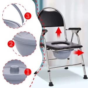 Lee más sobre el artículo Olla de cámara con tapa, orinal cómoda fácil de limpiar para niños,
