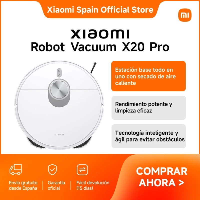 Lee más sobre el artículo Official | Xiaomi Robot Vacuum X20 Pro, Estación base todo en uno co