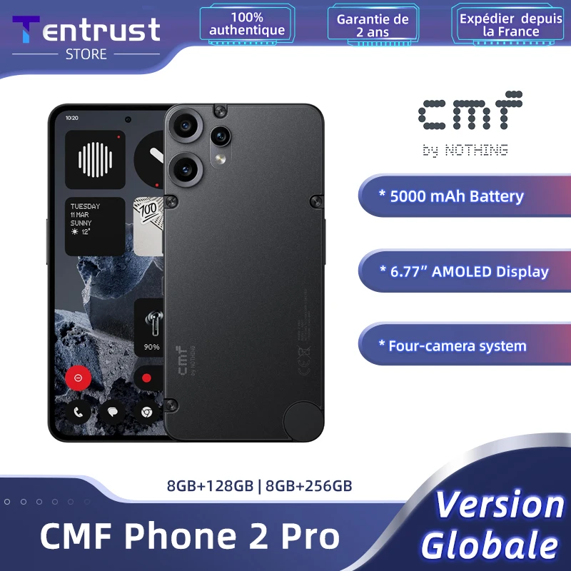 Lee más sobre el artículo CMF Phone 2 Pro versión Global 5G Smartphone MediaTek Dimensity 7300
